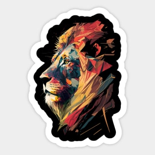 The Lion Face Sticker